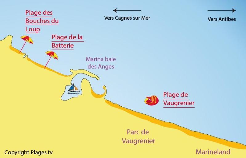 Lovely Apartment In Marina Baie Des Anges- Baronnet - Sew View, Free Parking Spaces On Site, Restaurants, Beach, Supermarket Villeneuve-Loubet Exterior foto